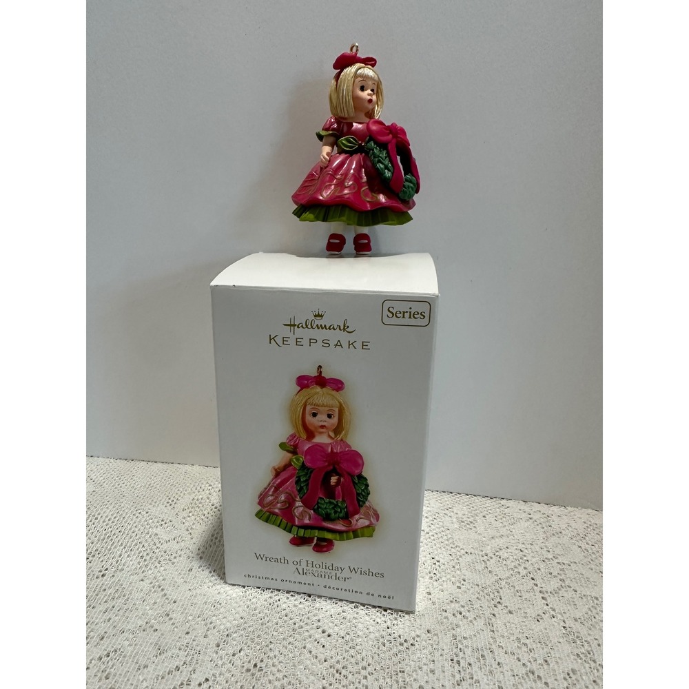 Hallmark‎ Keepsake Ornament Wreath of Holiday Wishes "Alexander" ornament
